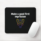 Make A Good First Impression Dental Funny  マウスパッド (マウス)