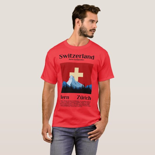 make a journey to Switzerland Tシャツ (正面フル)
