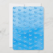 Make a Splash Rubber Duck 1st Birthday Invitation 招待状 (裏面)