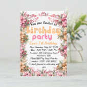 Make a Wish:誕生祝い招待状 招待状 (スタンド正面)