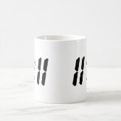 Make a Wish 11:11 Digital Clockデザイン コーヒーマグカップ (中央)