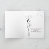 Make a Wish Birthday Greeting Card カード (内部)