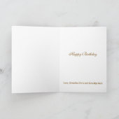 Make a Wish Custom Text Dandelion カード (内部)