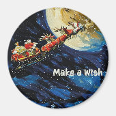 Make a Wish magnet, Christmas small gift マグネット (正面)