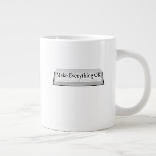 「Make Allychenge OK」ボタンは、すべて問題ありません。 ジャンボコーヒーマグカップ