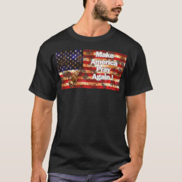 Make America 祈 Again T-shirt v2ホワイト文字 Tシャツ
