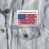 MAKE AMERICA -素晴らし生活賃金などフラグあり 缶バッジ (インサイチュ)