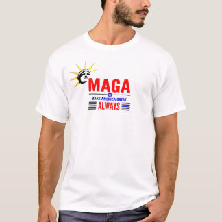 Make America 素晴らし ALWAYS Tシャツ – 星とストライプ