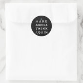 Make America 考え Again Atom T Shirt Tee Earth Da ラウンドシール (バッグ)