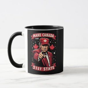 Make America 51州Canadian American マグカップ