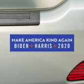 MAKE AMERICA AGAIN - JOE バイデン氏2020 バンパーステッカー (車上)