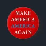 "MAKE AMERICA AMERICA AGAIN" 缶バッジ<br><div class="desc">"MAKE AMERICA AMERICA AGAIN" button</div>