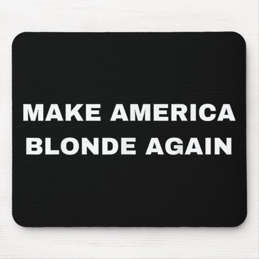 Make America Blonde Again Karoline Leavitt 2025 Te マウスパッド (正面)