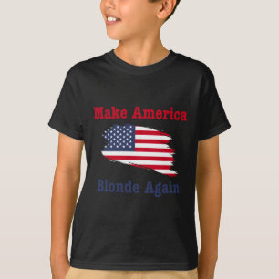 Make America Blonde Again Trump 2025 Tシャツ
