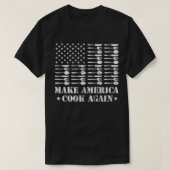 Make America Cook Again Cooking Chef Kitchen Culin Tシャツ (デザイン正面)