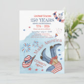 Make America Cowboy Again - 250th Celebration  招待状 (スタンド正面)