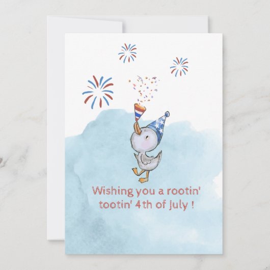 Make America Cowboy Again - 250th Celebration  招待状 (裏面)