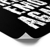 Make America Emo Again Funny Goth Us Gift Idea  ポスター (角)