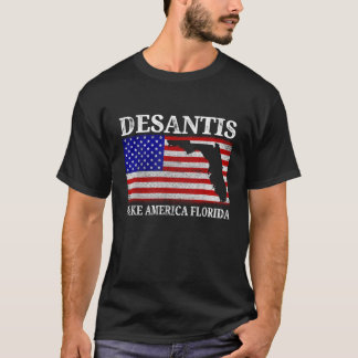 Make America Florida DeSantis 2024選挙ヴィンタグ Tシャツ