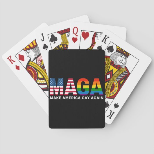 Make America Gay Again ゲイ プライド 2025 LGBTQ+ トランプ (裏面)