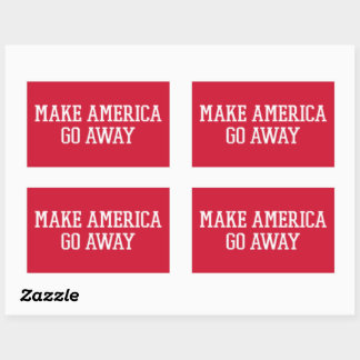 Make America Go 遠くに - New MAGA 長方形シール