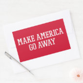 Make America Go 遠くに - New MAGA 長方形シール (封筒)