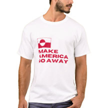 Make America Go Away Nu Det Nu Uk - Tシャツ