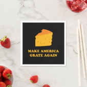 Make America Grate Again Cheese Trump スタンダードカクテルナプキン (インサイチュ)