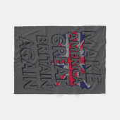 Make America Great Britain Again Shirt  フリースブランケット (正面(横))