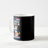 Make America Kind Again Kamala Harris Tim Whimer コーヒーマグカップ (正面左)