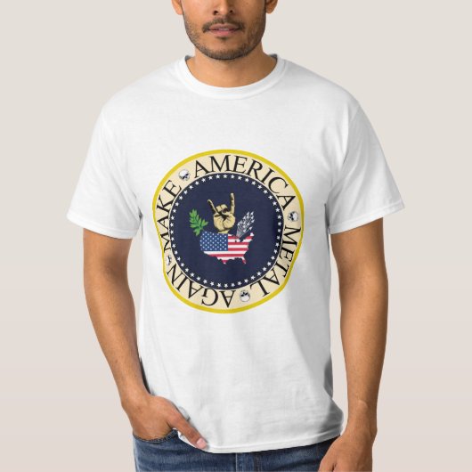 MAKE AMERICA METAL AGAIN Tシャツ (正面)