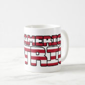 Make America Metric - Us Flag Metric System Scienc コーヒーマグカップ (正面右)