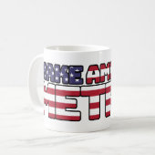 Make America Metric - Us Flag Metric System Scienc コーヒーマグカップ (正面左)