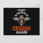 Make America Native again ポストカード (正面)