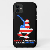 MAKE AMERICA SKATE AGAIN ollie grab edition Case-Mate iPhoneケース (裏面)