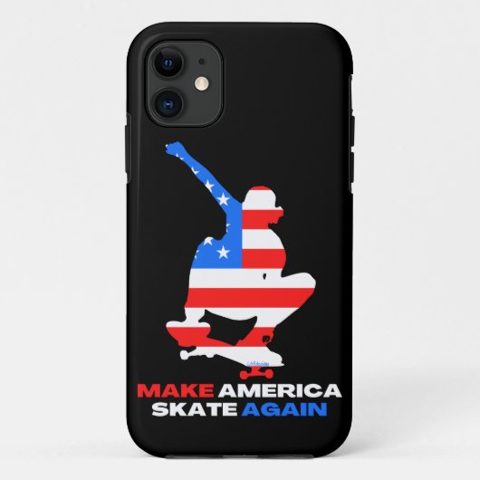 MAKE AMERICA SKATE AGAIN ollie grab edition        Case-Mate iPhoneケース (裏面)