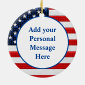 Make America Strong Againバイデン氏・ハリス2020 セラミックオーナメント (裏面)