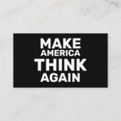 Make American Think Again Hands Off Movement Gear 名刺 (正面)