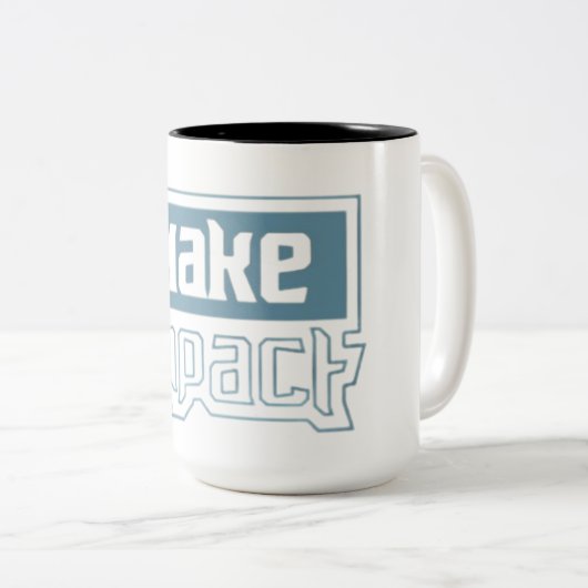 Make An Impact - Bold Typography Professional Mug ツートーンマグカップ (正面右)