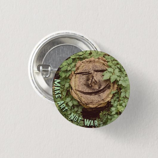 「Make Art」ボタン 缶バッジ (正面&裏面)