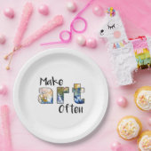 Make Art Frequently紙プレート ペーパープレート (パーティー)