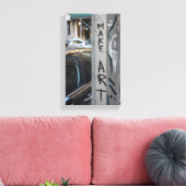 MAKE ART New York Graffiti通り写真素材集 キャンバスプリント (インサイチュ (リビング))