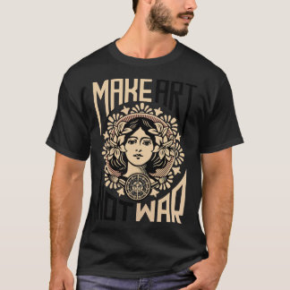 Make Art Not War Symbol Essential T-Shirt Tシャツ