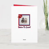 「Make Bassets 素晴らし Again」誕生日・カード カード (裏面)