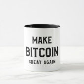 Make Bitcoin great again mug マグカップ (中央)