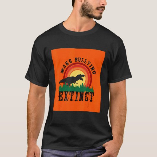 Make Bullying Extinct We Wear Orange For Unity Day Tシャツ (正面)