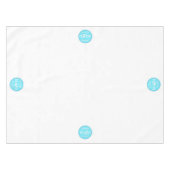 Make Business カスタム Company Logo Trade Show Promo テーブルクロス (正面(横))