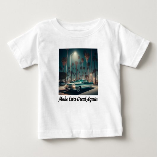 Make Cars Great Again ベビーTシャツ (正面)