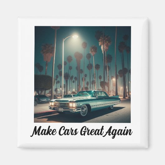 Make Cars Great Again マグネット (正面)