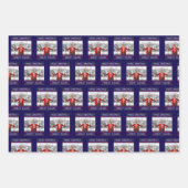 Make Christmas Great Again Funny Trump ラッピングペーパーシート (正面3)